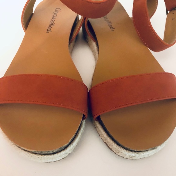 City Classified Burnt Orange Espadrilles - Picture 4 of 7